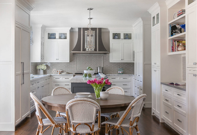 Kitchen with Grey Backsplash Beautiful kitchen with grey backplash #kitchengreybacksplash #kitchen #greybacksplash