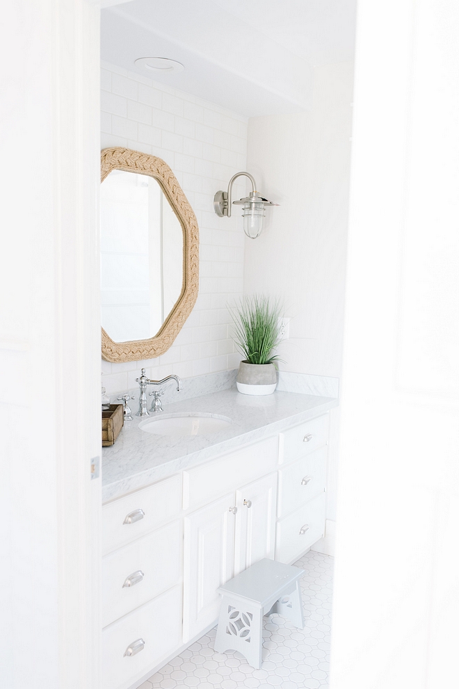 White coastal bathroom