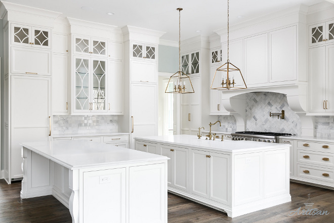 White Kitchen with two islands White Kitchen with two islands White Kitchen with two islands White Kitchen with two islands #WhiteKitchen #twoislands