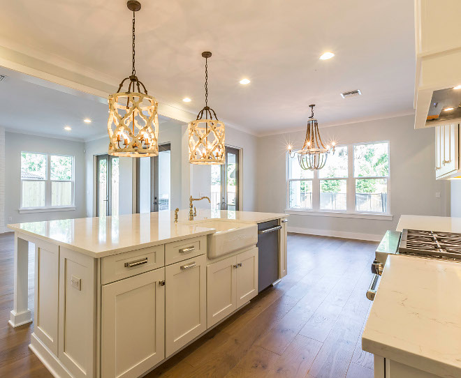 Kitchen island appliances sink layout