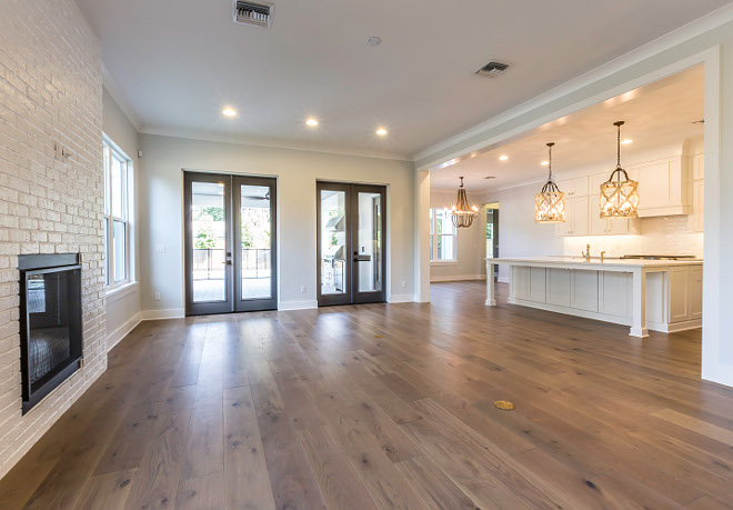 White Brick Fireplace