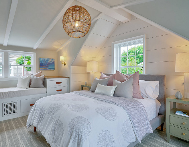 Bedroom Vaulted Ceiling Vaulted Ceiling Bedroom Vaulted Ceiling Shiplap Vaulted Ceiling #VaultedCeiling #shiplap