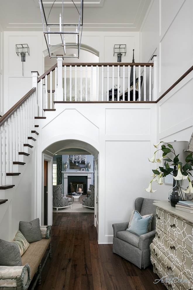 Foyer Staircase Foyer Staircase Inspiration Foyer Staircase New Construction Foyer Staircase #Foyer #Staircase