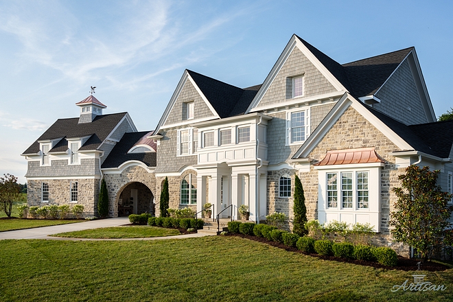 Stone and shingle Exterior Stone and shingle Exterior Stone and shingle Exterior #Stoneexterior #shingleExterior