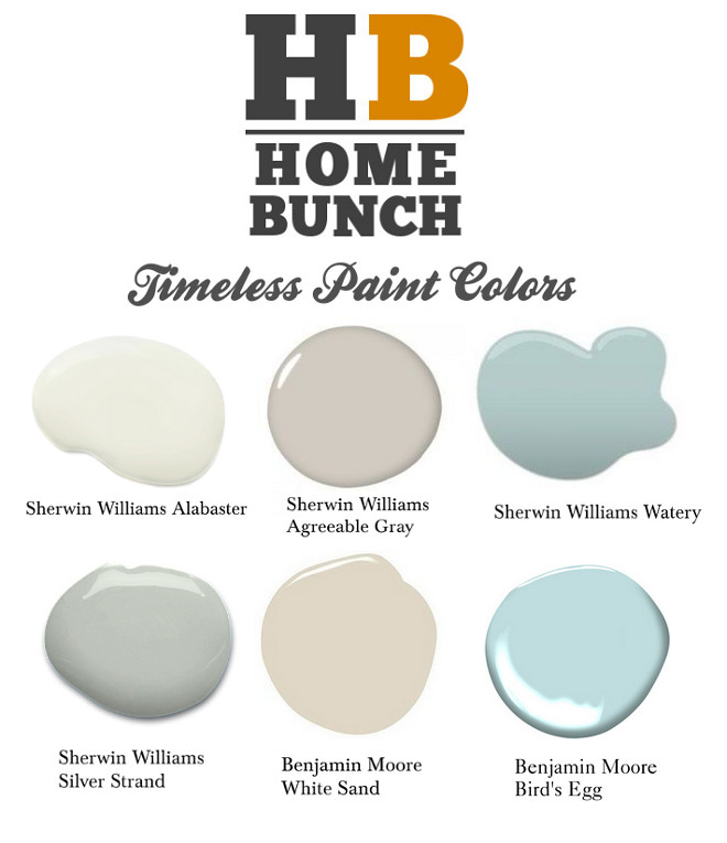 Subtle Paint Colors Best Subtle Paint Colors Color palette Sherwin Williams Alabaster Benjamin Moore Bird's Egg Sherwin Williams Agreeable Gray Sherwin Williams Watery Sherwin-Williams Silver Strand Benjamin Moore White Sand #SubtlePaintColors #BestSubtlePaintColors #Colorpalette