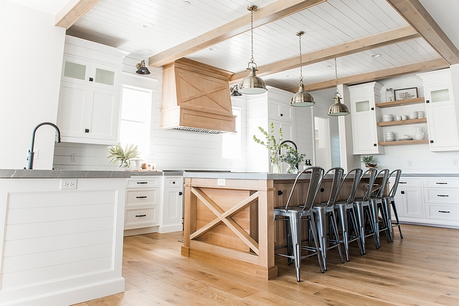 Kitchen ceiling Ceiling Inspiration White Oak and shiplap Ceiling Inspiration 
