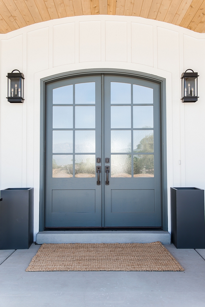 Front Door Paint Color Downpipe by Farrow and Ball Millhaven Homes