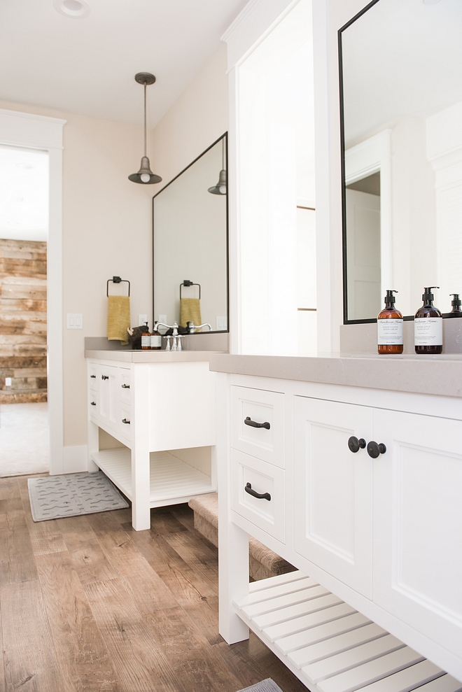 Modern Farmhouse Jack and Jill Bathroom