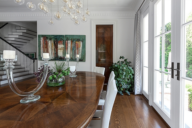 Dining Room Glass French Doors