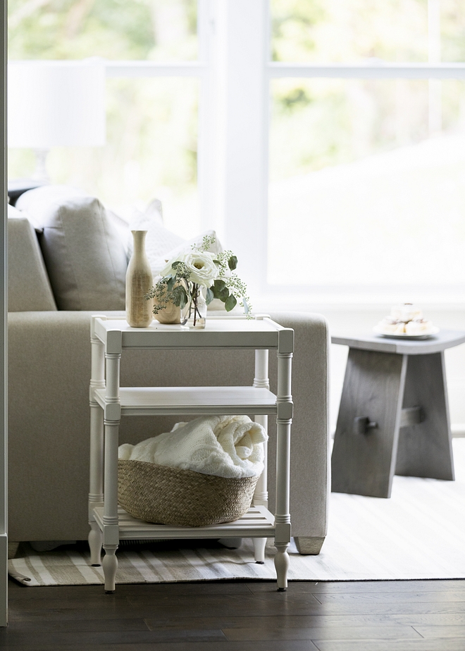Ivory Side Table Ivory Side Table Source on Home Bunch blog #IvorySideTable
