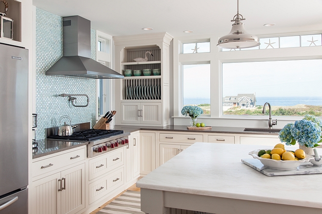 Beadboard Framed Inset Cabinet