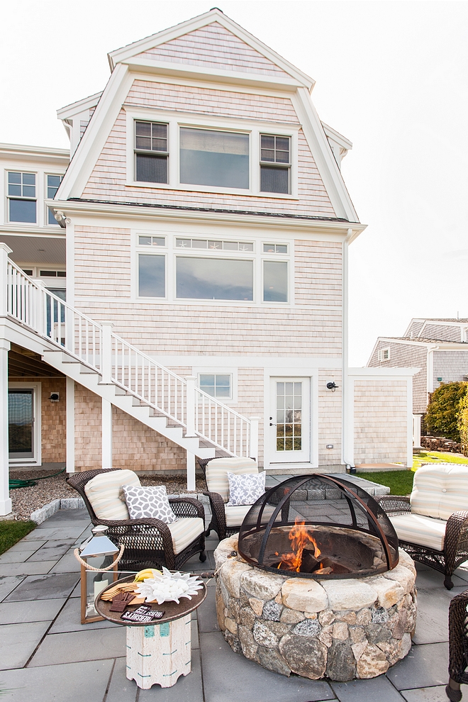 Patio with firepit