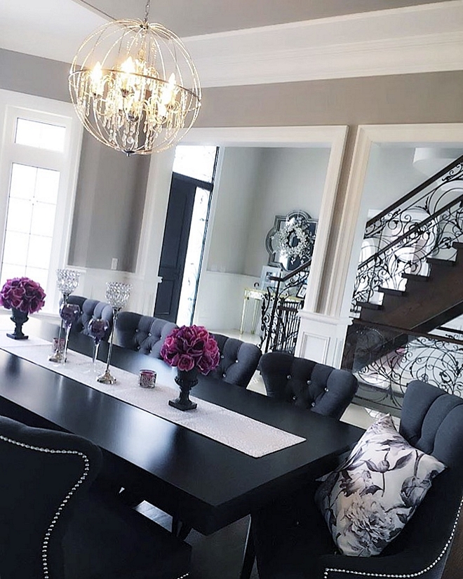 Grey Dining Room Grey Dining Room Ideas Grey Dining Room Grey Dining Room #GreyDiningRoom