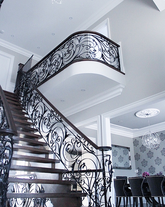 Wrough Iron Staircase Custom Stairway