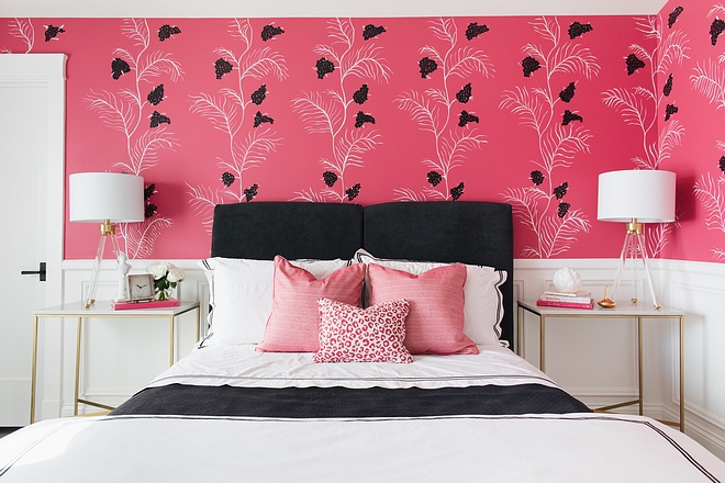 Fuchsia Bedroom sources on Home Bunch