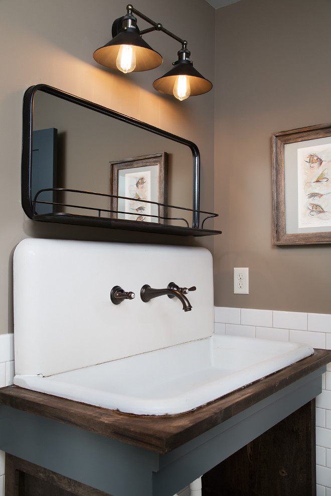 Vintage Farmhouse Bathroom Sink