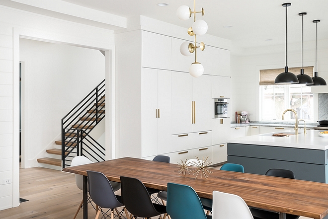 Modern dining room chandelier