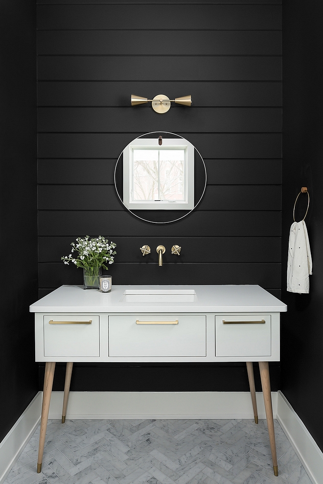 Benjamin Moore Black Jack Black Shiplap Paint color sources on Home Bunch