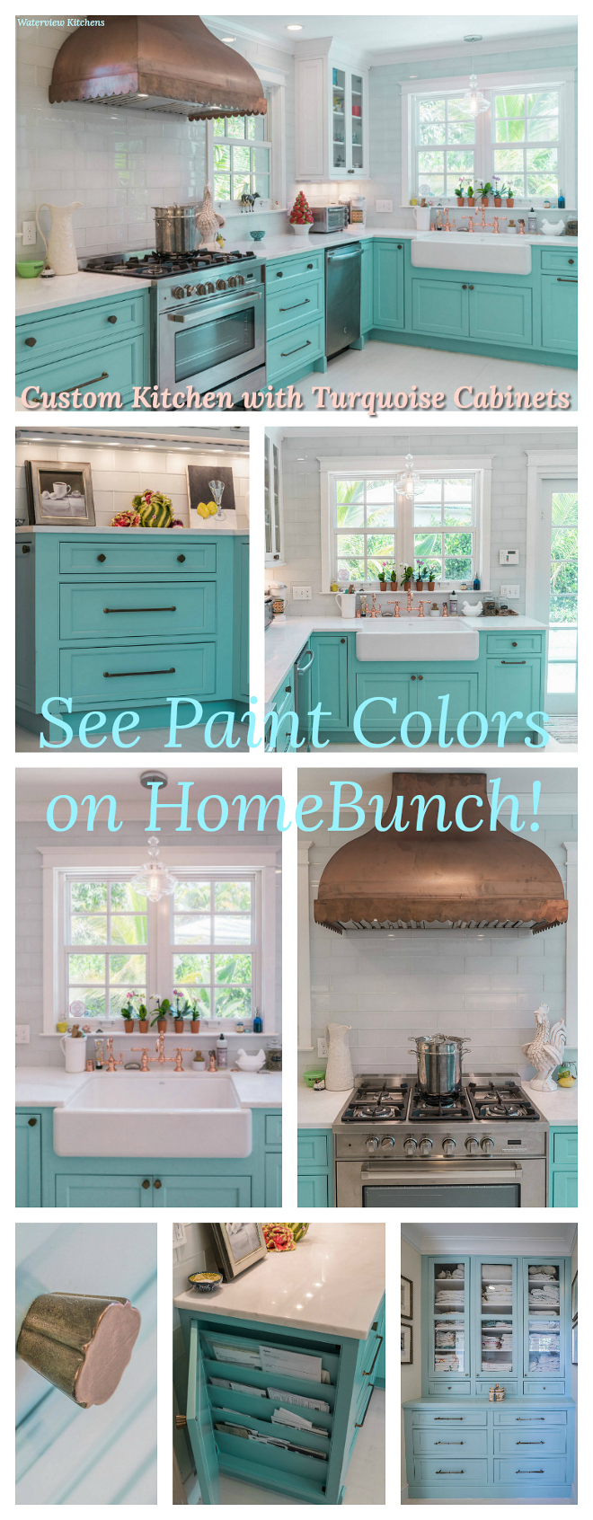 Turquoise Kitchen Design sources on Home Bunch