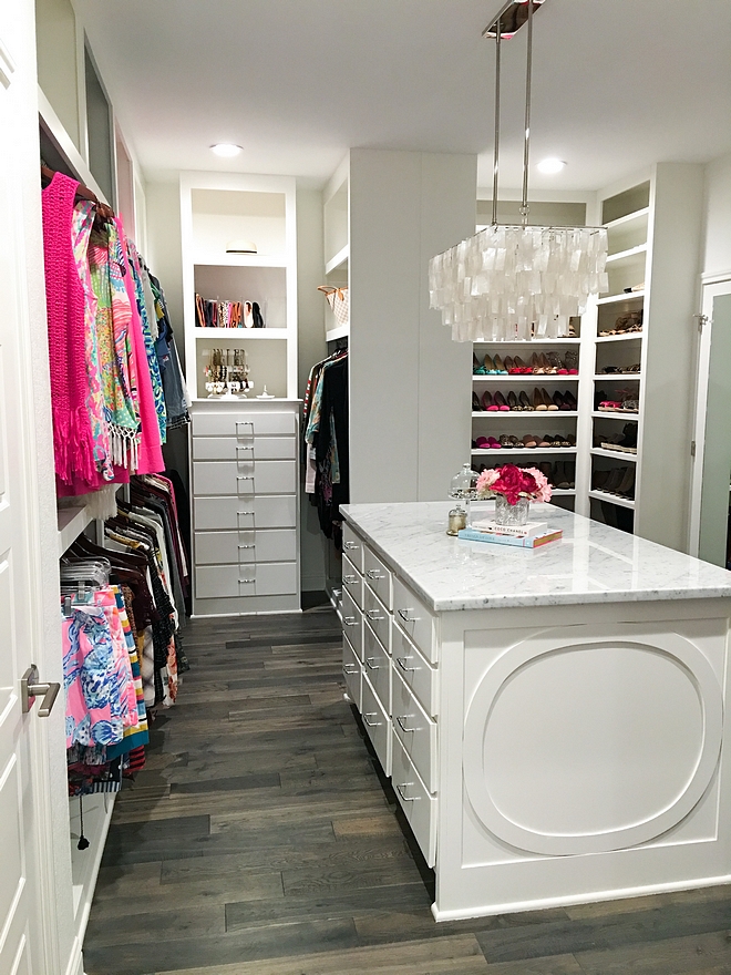 Master Closet Island Design