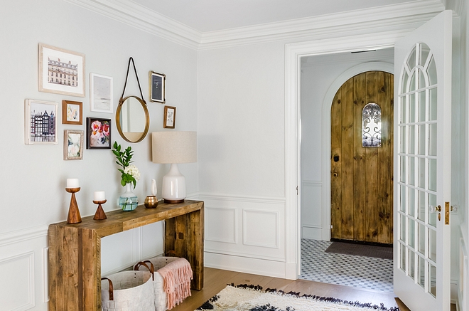 Farmhouse Foyer Renovation decor sources on Home Bunch