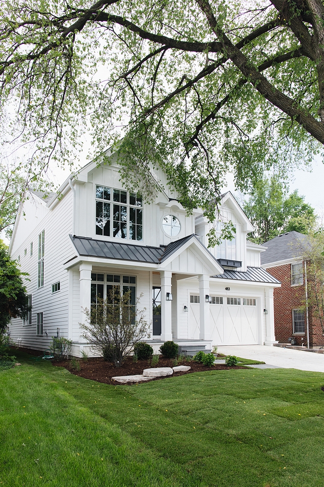 Farrow and Ball All White Siding Farrow and Ball All White